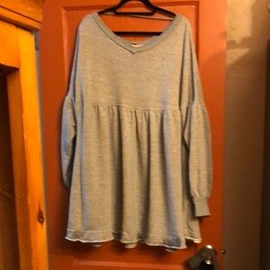 Free People Sweat Shirt Dress XL